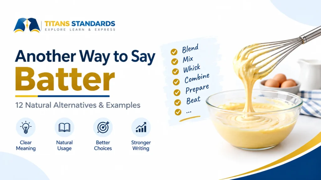Another Way to Say Better: Formal & Everyday Alternatives