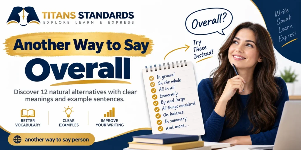 Another Way to Say Overall