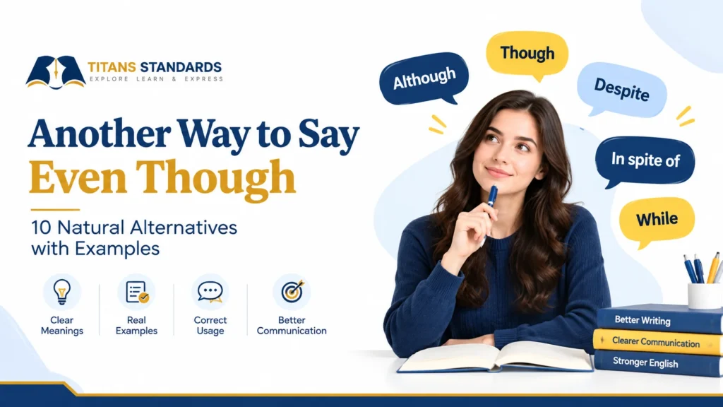 Another Way to Say Even Though: 10 Alternatives